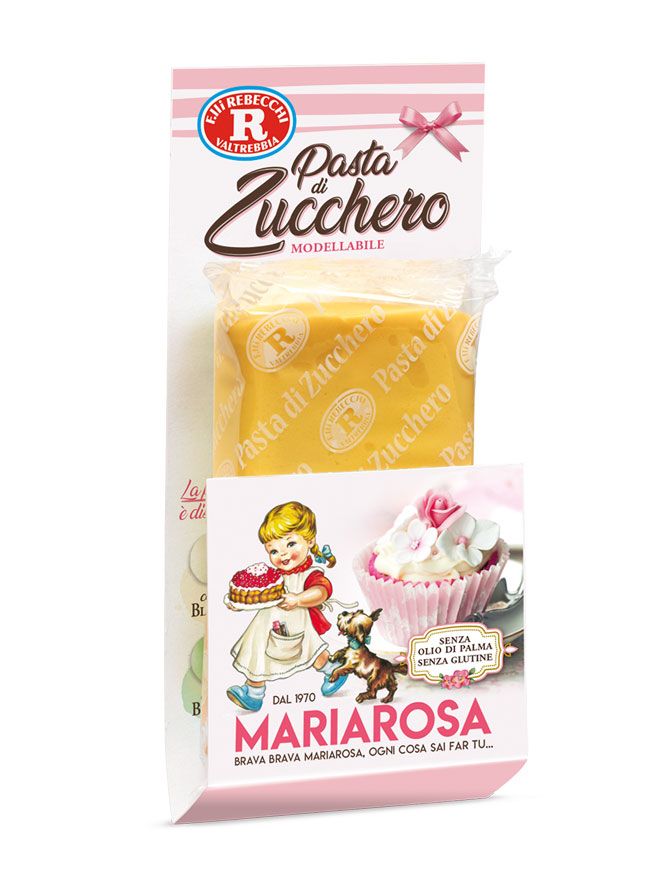 Pasta di zucchero gialla