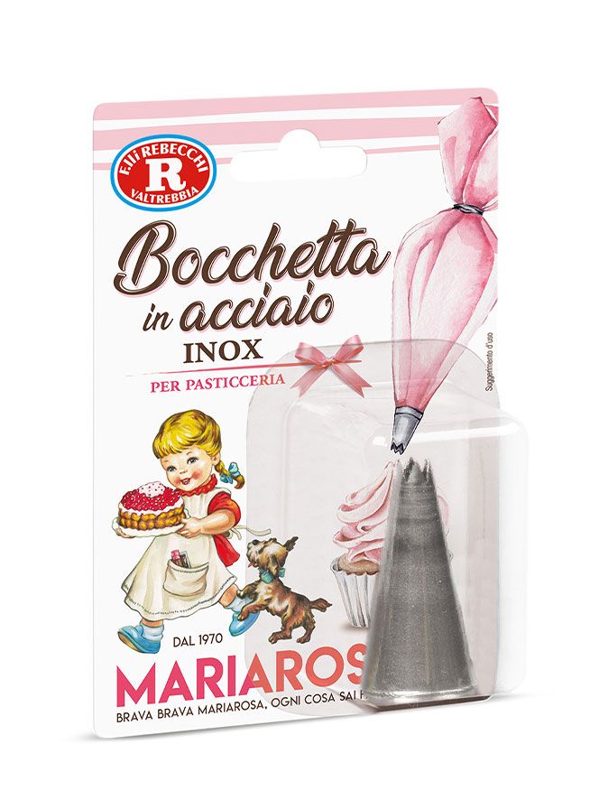 Bocchetta in acciaio Mariarosa
