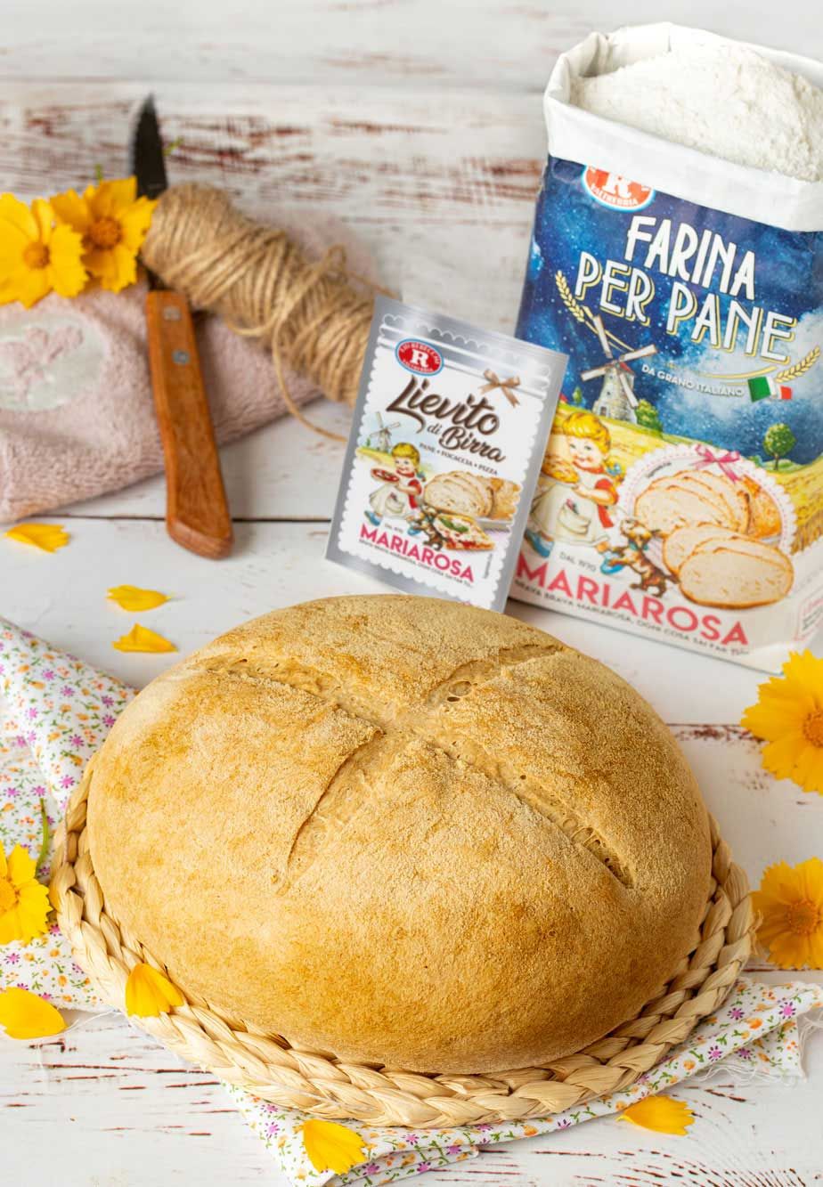 Focaccia gourmet all'uva con prosciutto crudo e gorgonzola