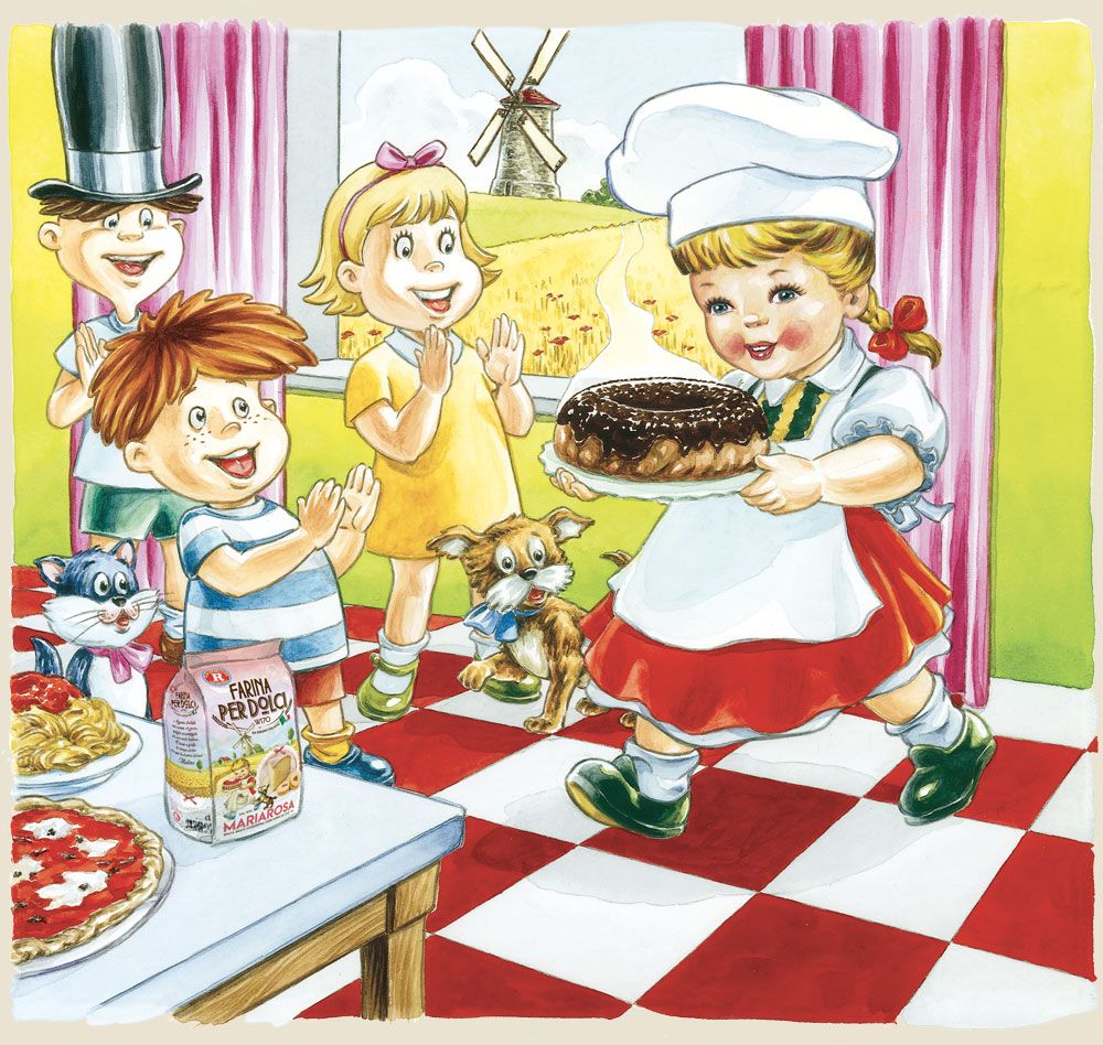 Mariarosa prepara la sua torta
