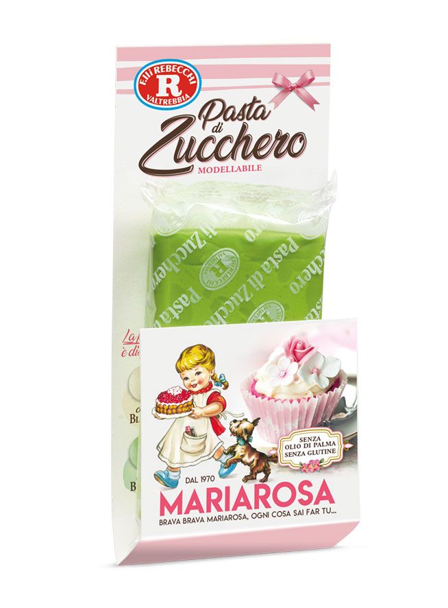Pasta di zucchero verde