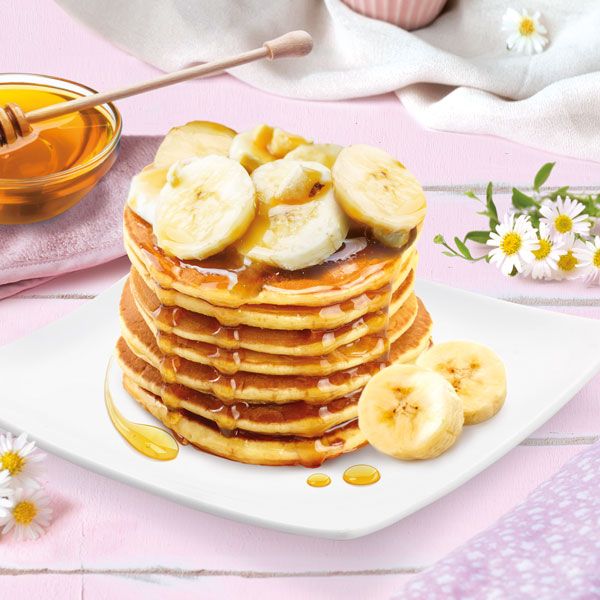 Pancake e banane