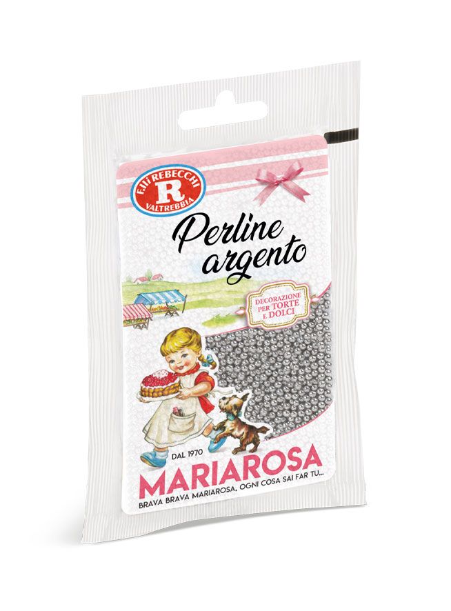 Perline argento Mariarosa