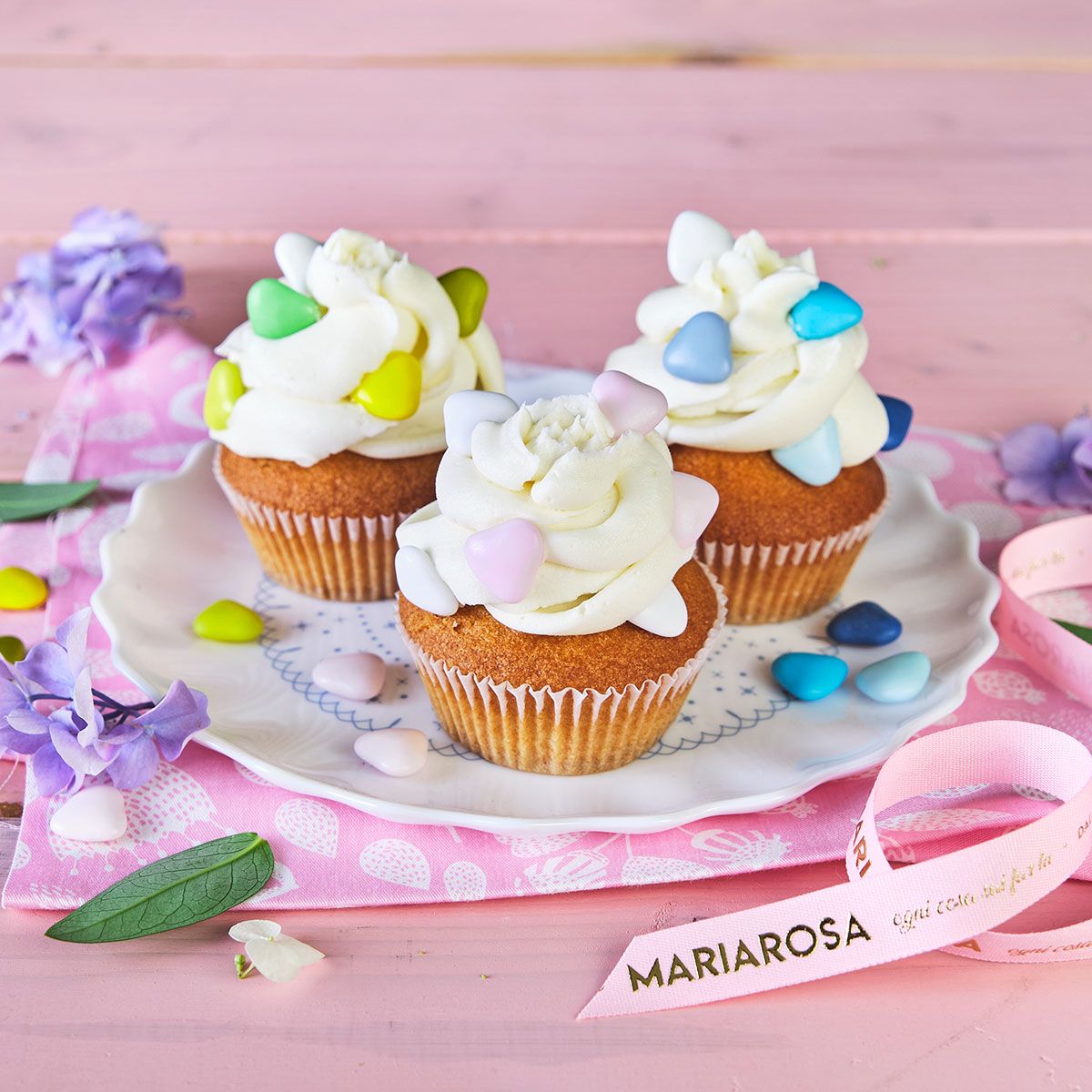 Muffin con crema al burro