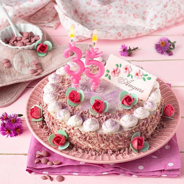 Torta di compleanno ruby Mariarosa