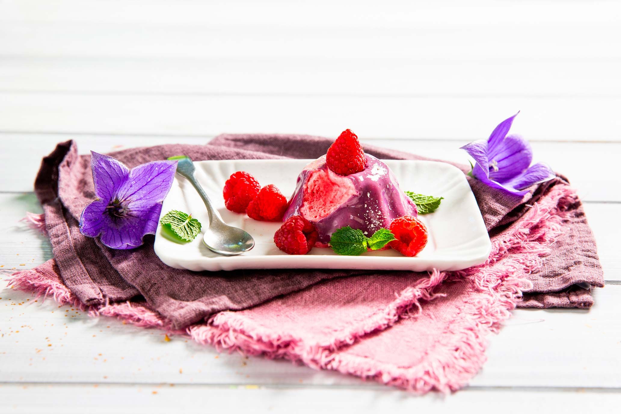 Semifreddo ai lamponi