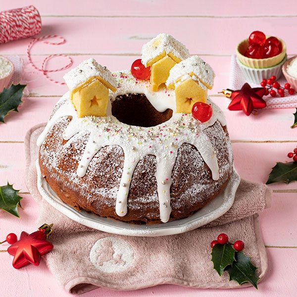 Ciambella di Natale al cioccolato