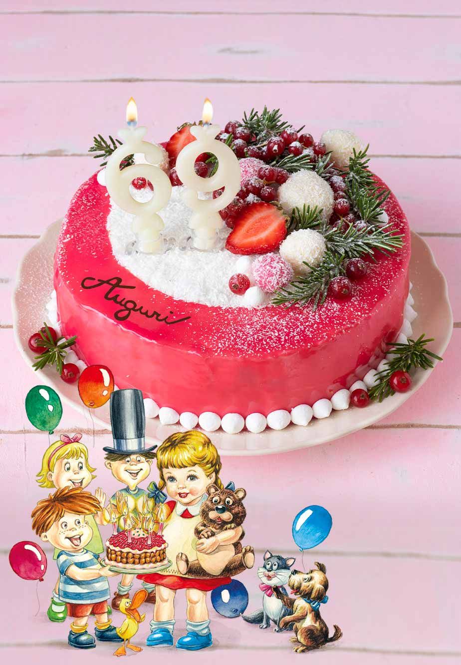 Torta di compleanno di Natale