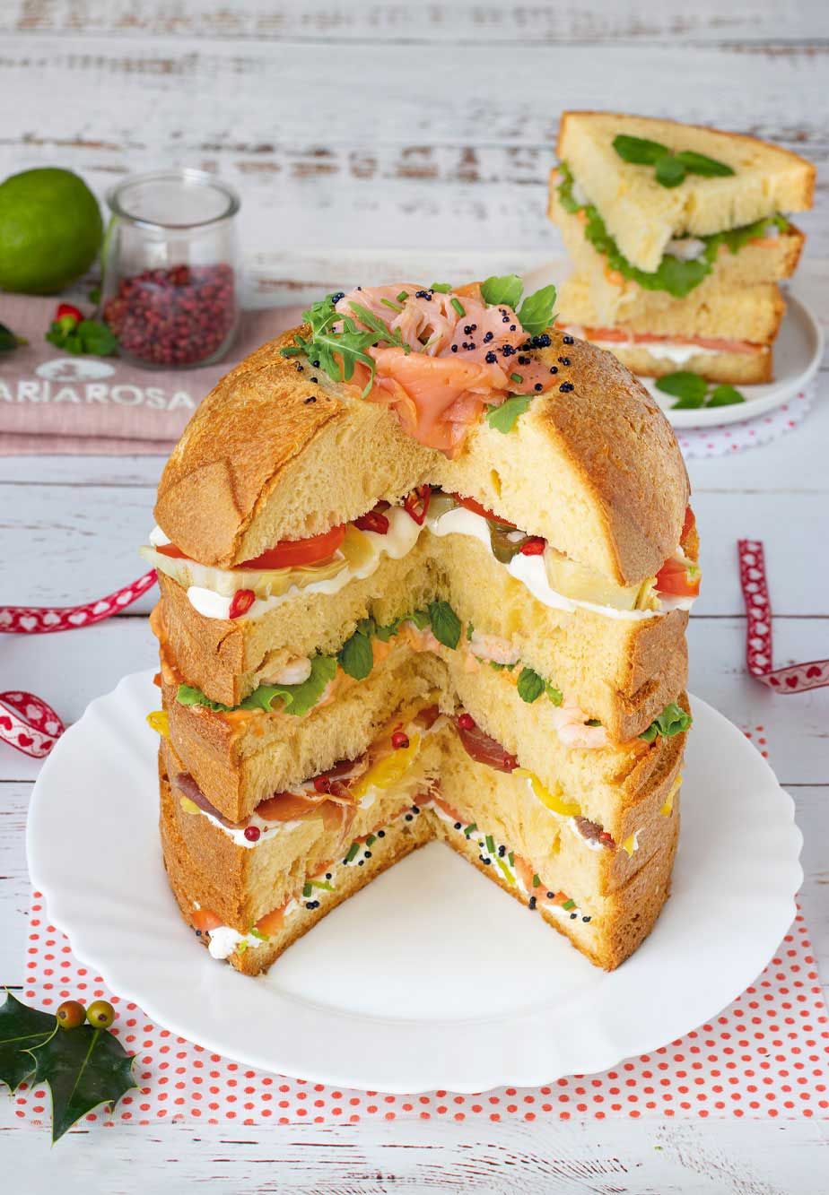 Panettone gastronomico salato invernale