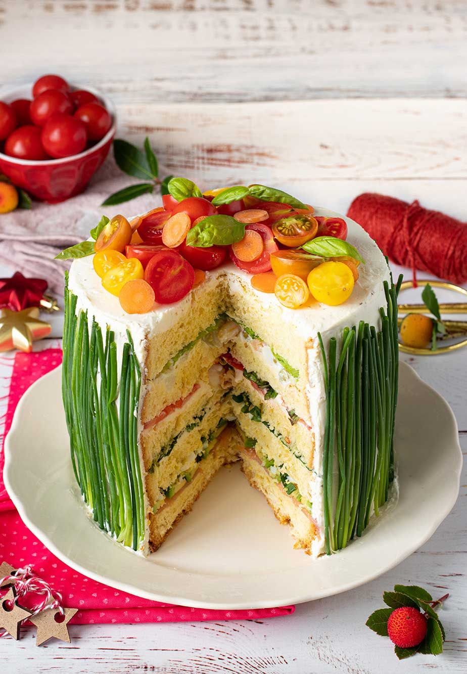 Panettone gastronomico glassato