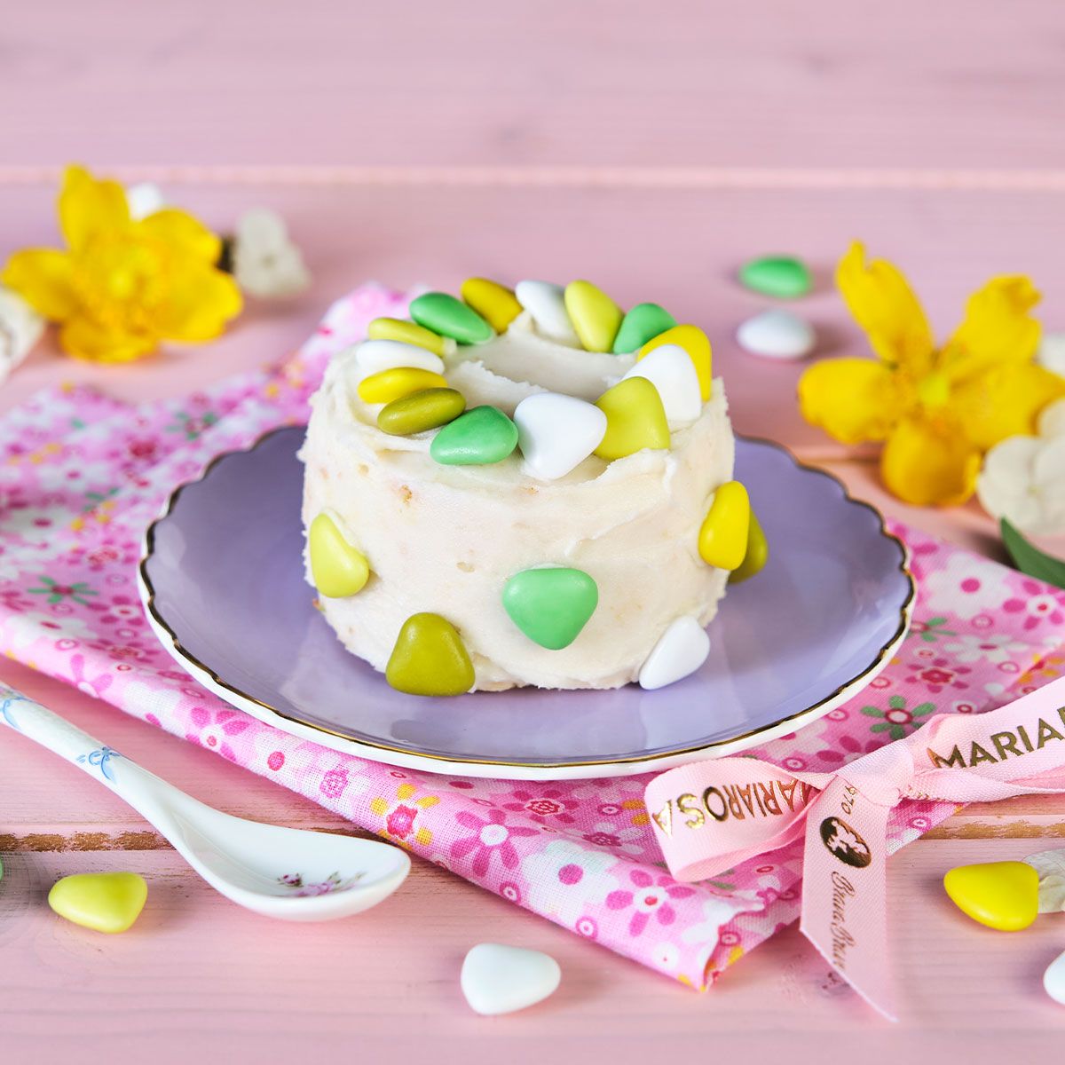 Tortini con crema al burro e crema Novolina
