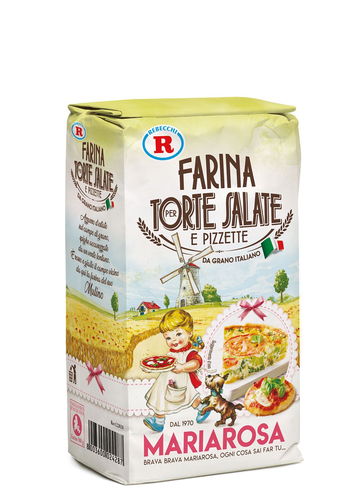 La farina di Mariarosa per torte salate e pizzette