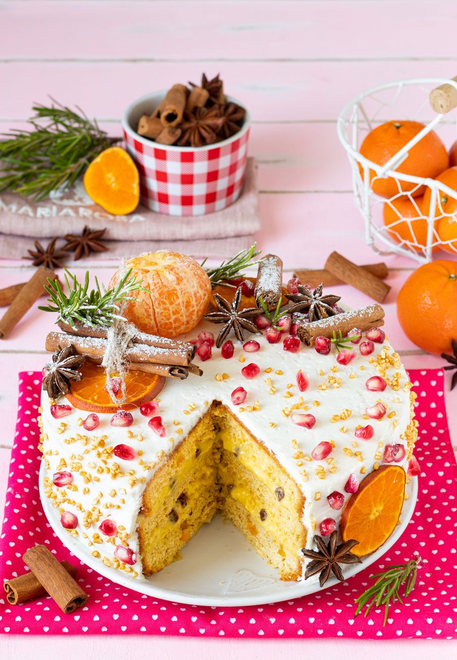 Torta di Natale profumata al Mandarino