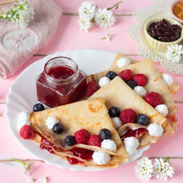 Crepes ai frutti di bosco