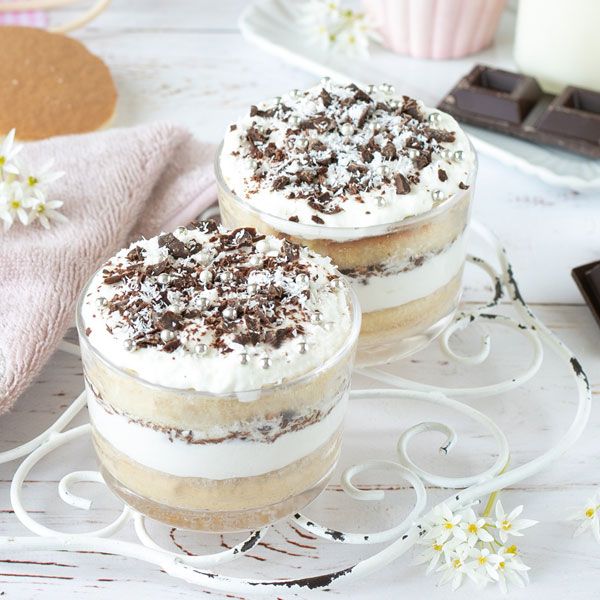 Mousse cocco, yogurt e cioccolato