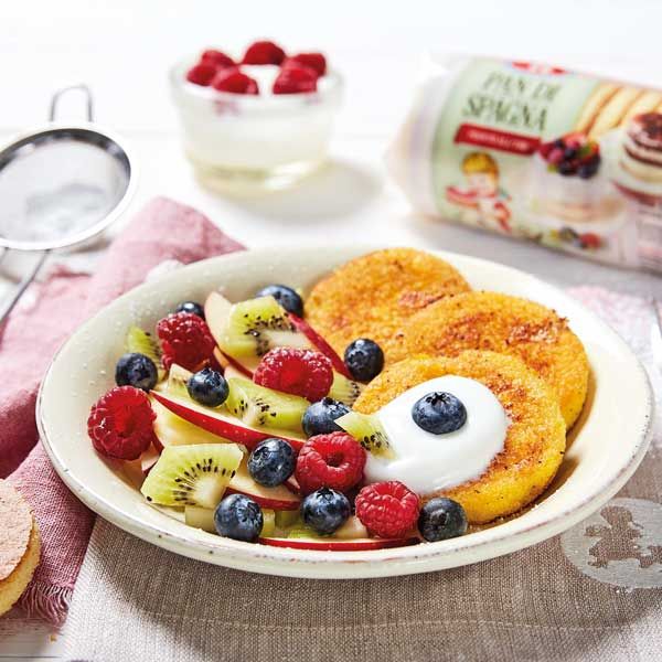 French toast con frutta fresca