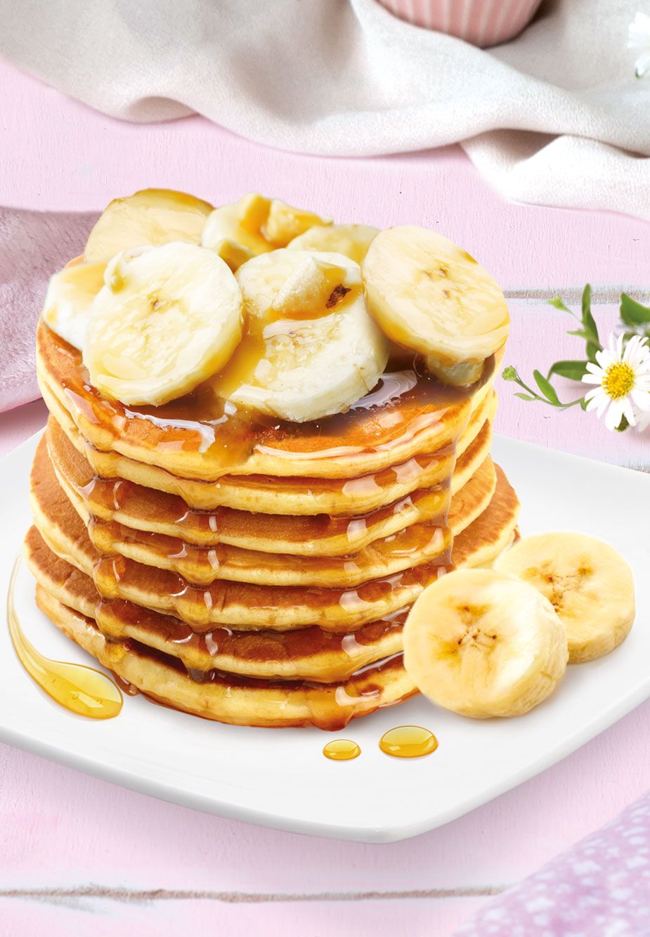 Pancake con cioccolato e mirtilli