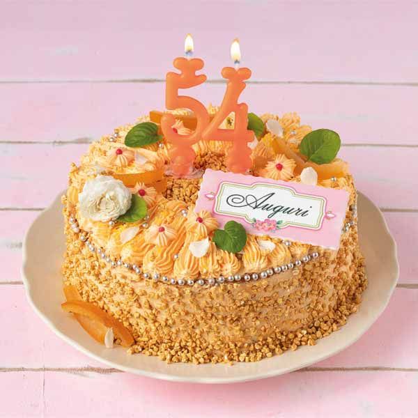 Torta di compleanno all’arancia