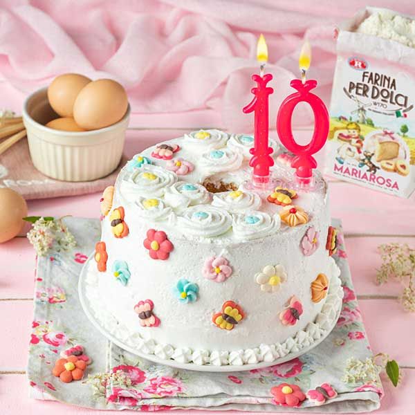 Chiffon Cake di compleanno Mariarosa