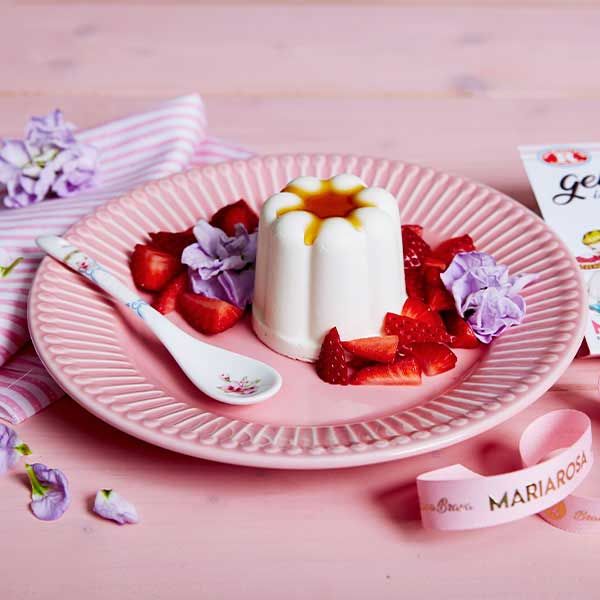 Panna cotta alle fragole