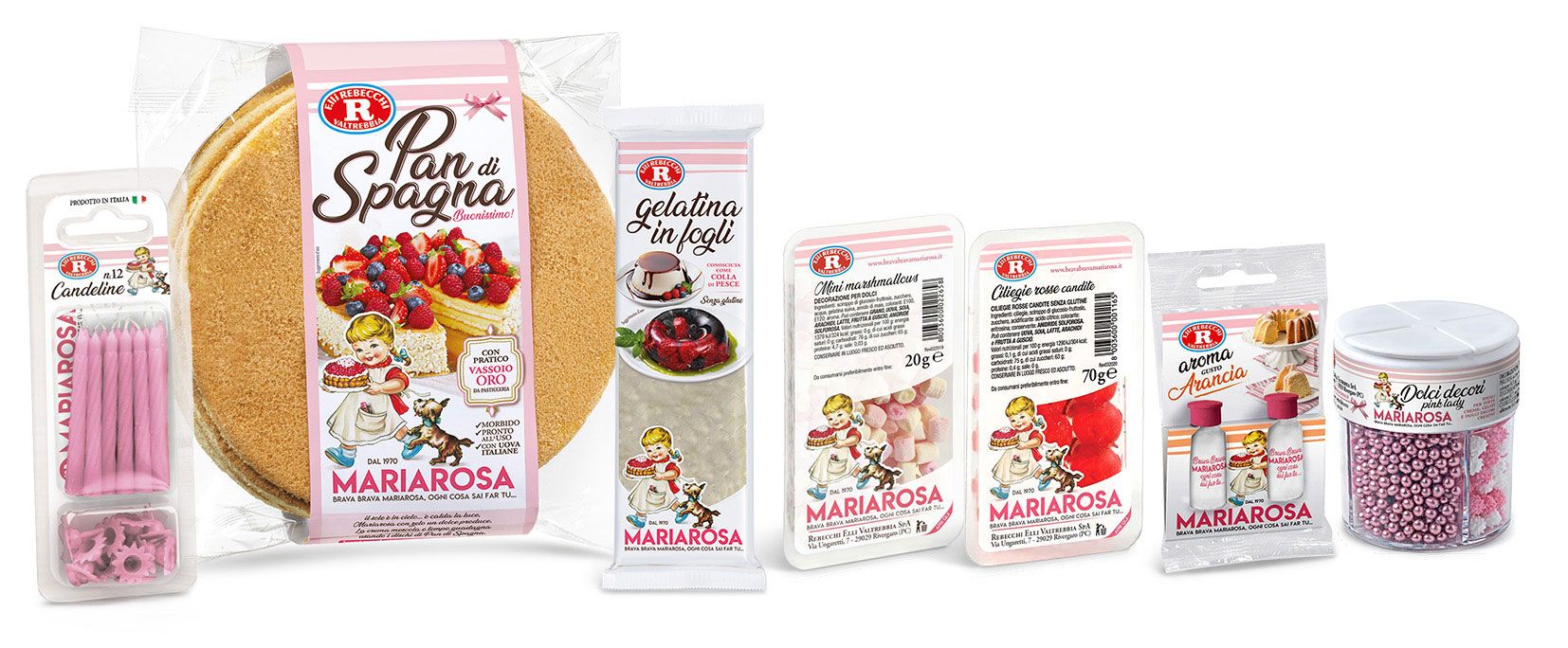 I prodotti Mariarosa che occorrono per realizzare la ricetta Chiffon Cake