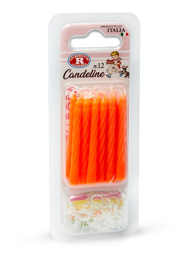 Candelina Fluo Arancione