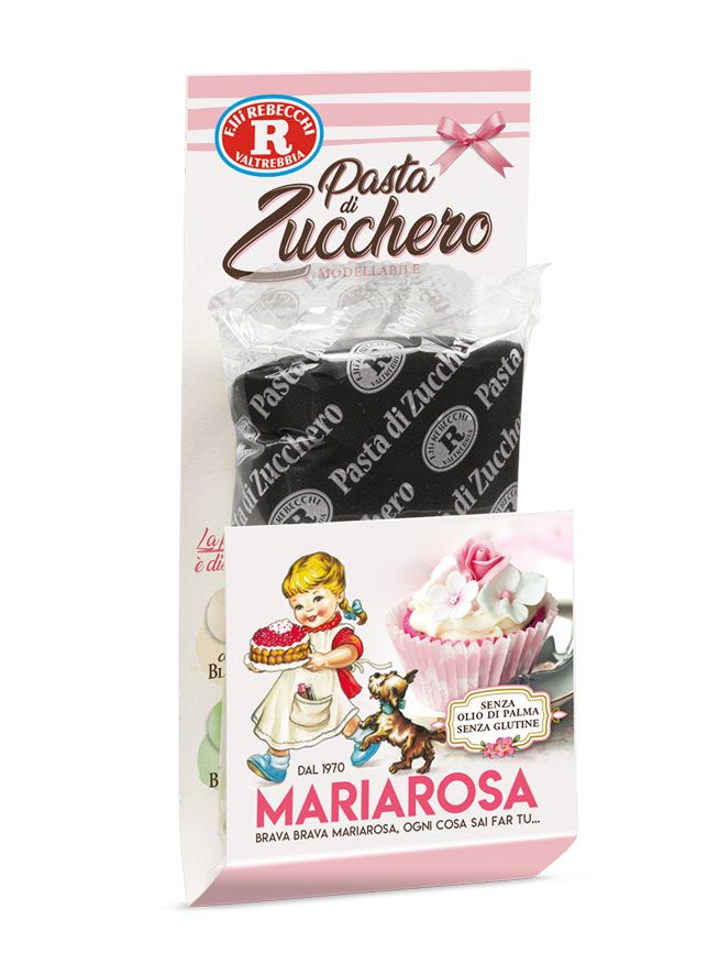Pasta di zucchero nera