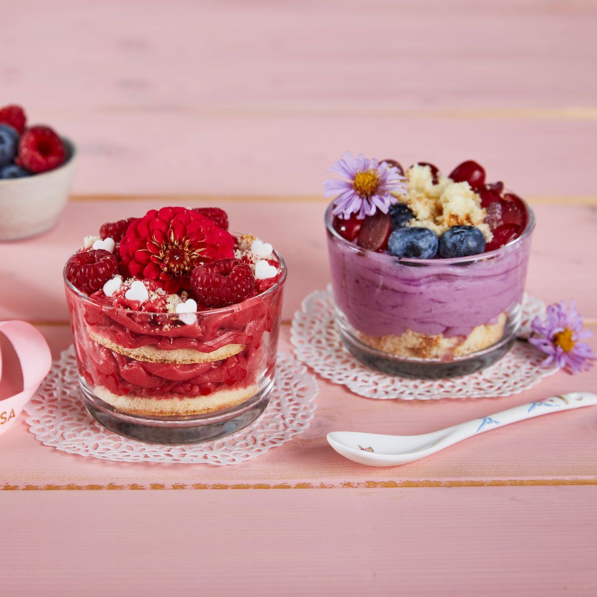 Bicchierini ai frutti di bosco