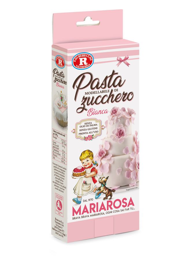 Pasta di zucchero bianca