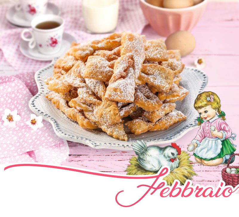 Pulsante rubriche di febbraio