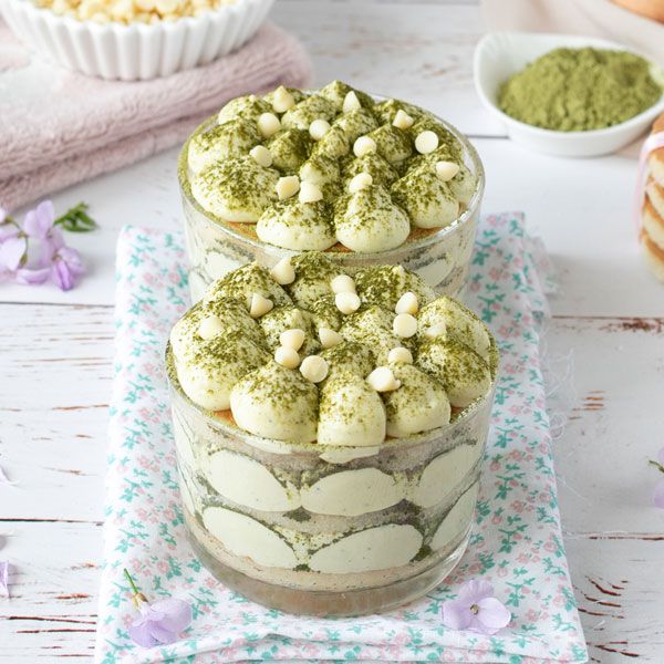 Tiramisù al tè matcha