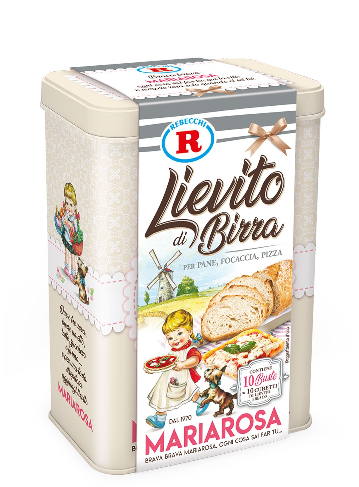 Latta Mariarosa lievito di birra