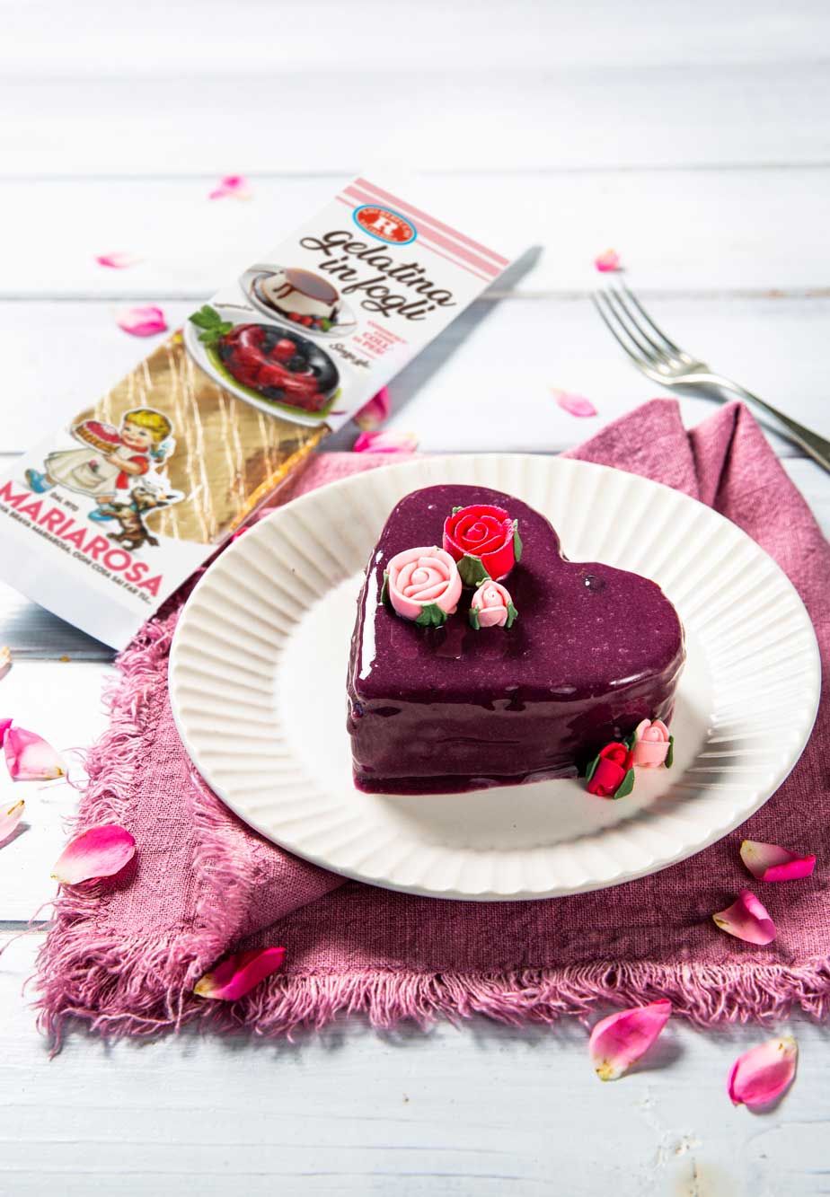 Semifreddo a cuore Mariarosa
