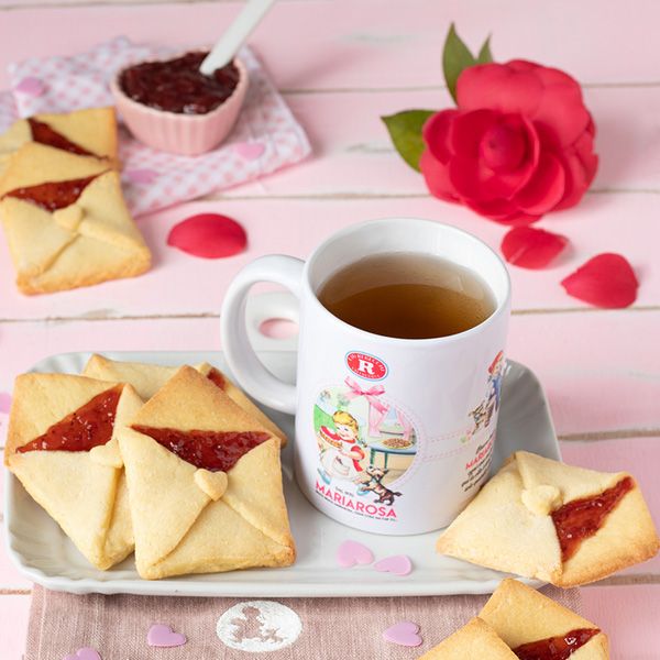Biscotti a busta di San Valentino