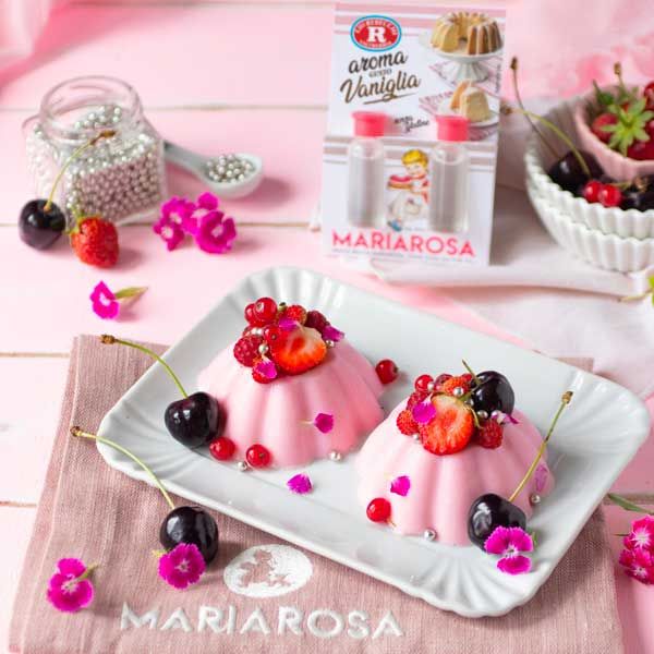 Panna cotta rosa