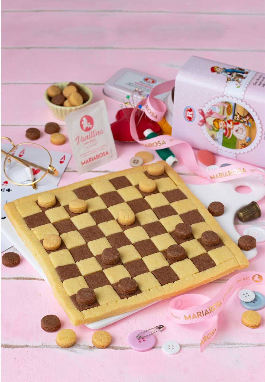 Dolce dama di pasta frolla