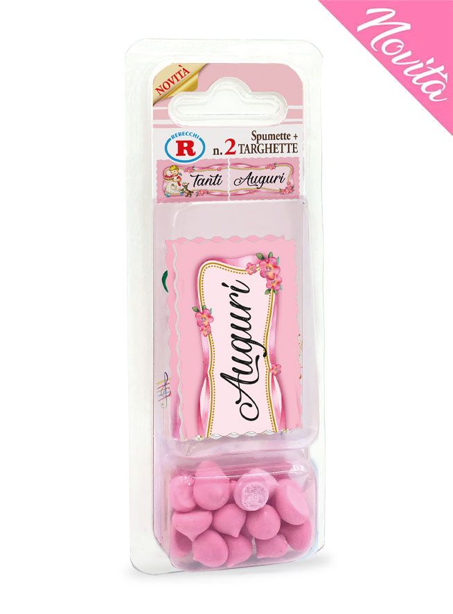 Targhette e spumette rosa