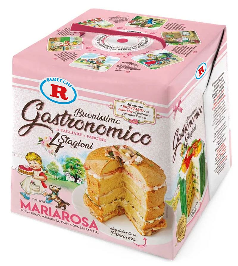 Panettone gastronomico 4 stagioni Mariarosa